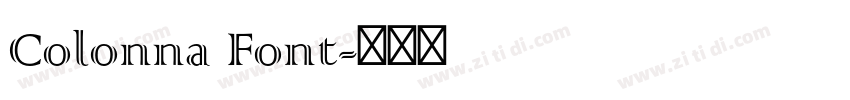 Colonna Font字体转换